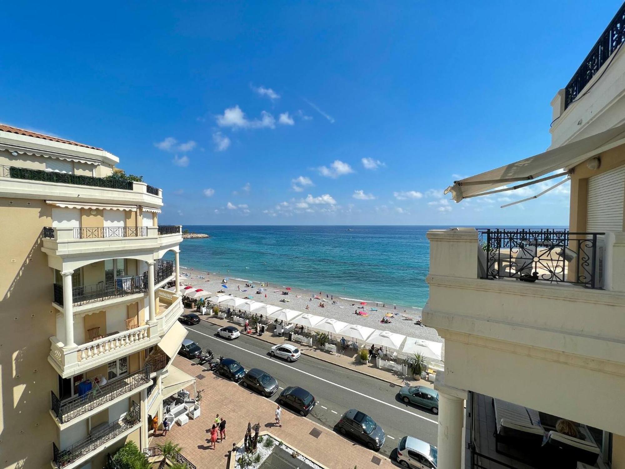 'Le Victoria Beach' Vue Mer Plein Centre, Spacieux Menton Exterior foto